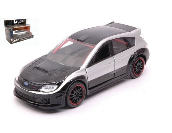 Jada JADA98507 BRIAN'S SUBARU IMPREZA WRX STI FAST & FURIOUS SILVER/BLACK 1:32 Modellino