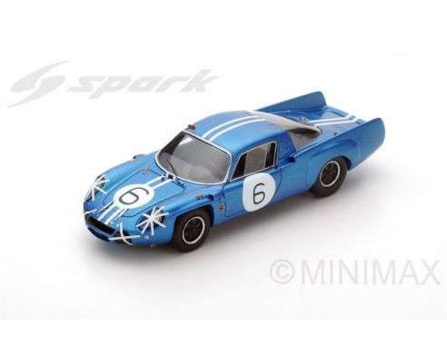Spark Model S43MC66 ALPINE A210 N.6 WINNER MACAO 1966 MAURO BIANCHI 1:43 Modellino