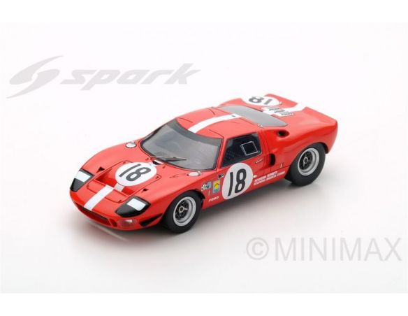 Spark Model S5178 FORD GT40 N.18 DNF LM 1967 U.MAGLIOLI-M.CASONI 1:43 Modellino