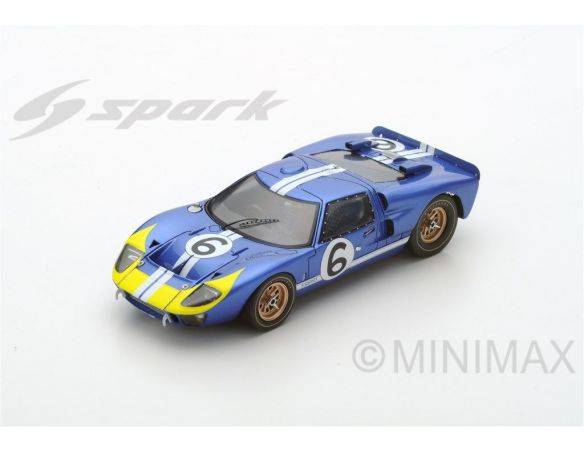 Spark Model S5182 FORD MK2 N.6 RETIRED LM 1966 M.ANDRETTI-L.BIANCHI 1:43 Modellino