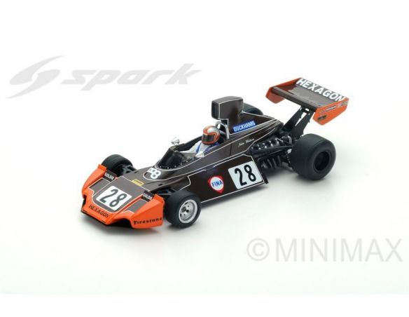 Spark Model S5259 BRABHAM BT44 J.WATSON 1974 N.28 5th ITALIAN GP 1:43 Modellino