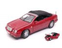 Anson AS0338 MERCEDES CLK CABRIOLET 1998 SOFT TOP AMARANT 1:18 Modellino