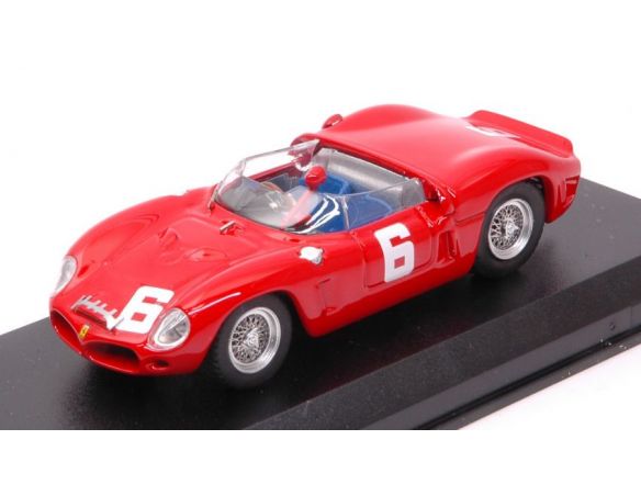 Art Model AM0377 FERRARI 246 DINO SP N.6 WINNER BRANDS HATCH 1962 M.PARKES 1:43 Modellino