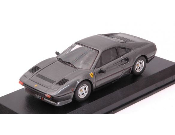 Best Model BT9682 FERRARI 208 GTB TURBO 1980 GRIGIO MET.1:43 Modellino