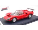 Looksmart LS18FC01B FERRARI DINO 206 COMPETIZIONE PROTOTIPO RED CON VETRINA 1:18 Modellino