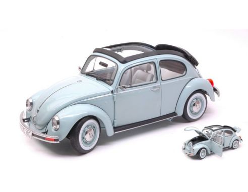 Schuco SH0293 VW KAFER 1600 i OPEN AIR ULTIMA EDICION 2003 PASTEL ACQUAMARINE 1:18 Modellino