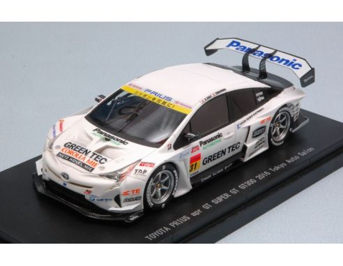 Ebbro EB45412 TOYOTA PRIUS N.31 TOKYO AUTO SALON 2016 K.SAGA-Y.NAKAYAMA 1:43 Modellino