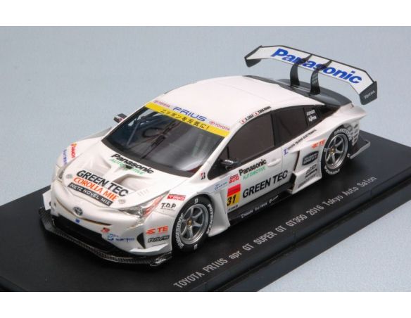 Ebbro EB45412 TOYOTA PRIUS N.31 TOKYO AUTO SALON 2016 K.SAGA-Y.NAKAYAMA 1:43 Modellino
