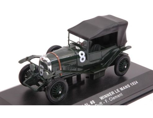 Ixo model LM1924 BENTLEY 3 L N.8 WINNER LM 1924 J.DUFF-F.CLEMENT RE-EDITION 1:43 Modellino