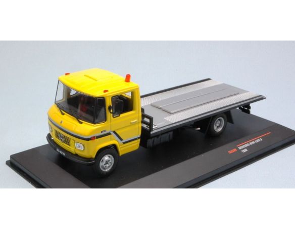 Ixo model CLC209 MERCEDES L608 D 1980 YELLOW RESCUE TRUCK 1:43 Modellino