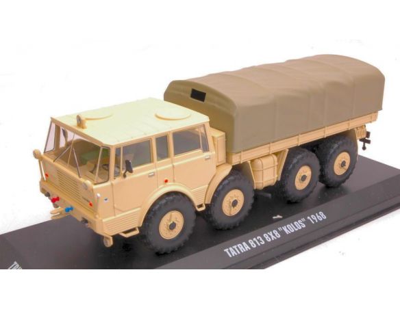 Ixo model TRU025B TATRA 813 8x8 KOLOS 1968 BEIGE 1:43 Modellino