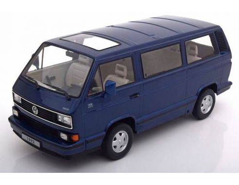 KK Scale KKDC180141 VW BULLI T3 MULTIVAN 1992 METALLIC BLUE 1:18 Modellino