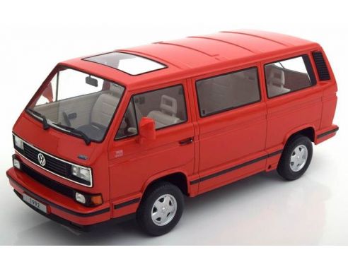 KK Scale KKDC180142 VW BULLI T3 MULTIVAN 1992 RED 1:18 Modellino
