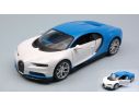 Maisto MI32509 BUGATTI CHIRON 2016 WHITE BLUE 1:24 Modellino