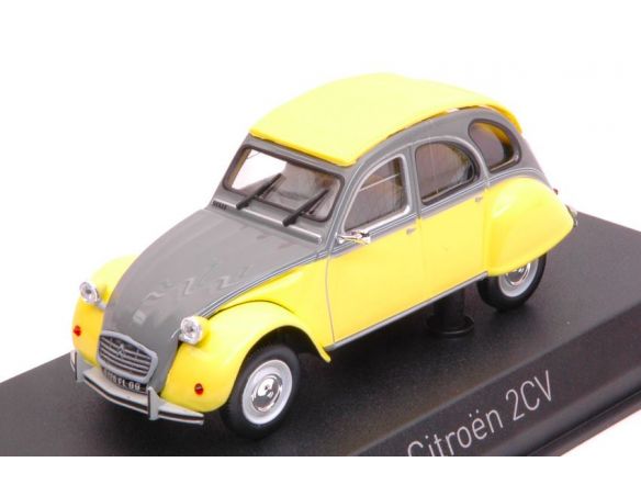 Norev NV151398 CITROEN 2CV DOLLY 1985 RIALTO YELLOW/CORMORAN GREY 1:43 Modellino