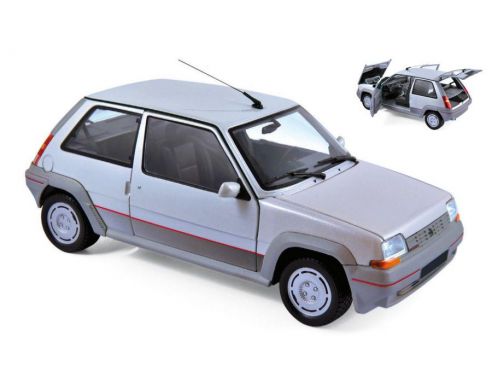 Norev NV185209 RENAULT SUPERCINQ GT TURBO 1985 SILVER 1:18 Modellino