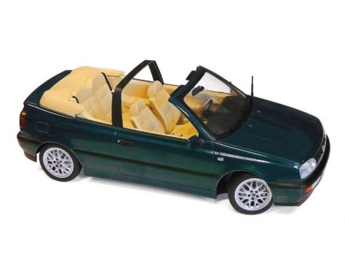 Norev NV188431 VW GOLF CABRIOLET 1995 BLUE GREEN METALLIC 1:18 Modellino