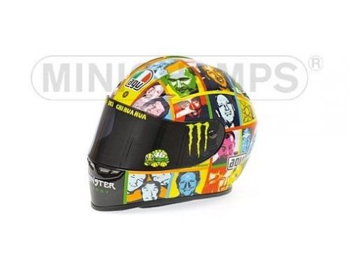 Minichamps PM328100096 CASCO V.ROSSI 2010 LAGUNA SECA 1:2 Modellino