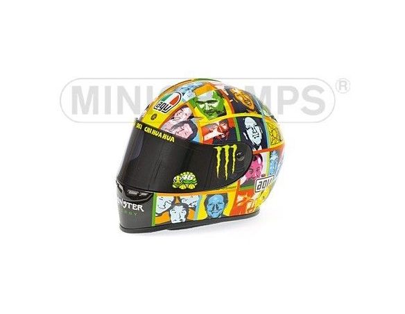 Minichamps PM328100096 CASCO V.ROSSI 2010 LAGUNA SECA 1:2 Modellino