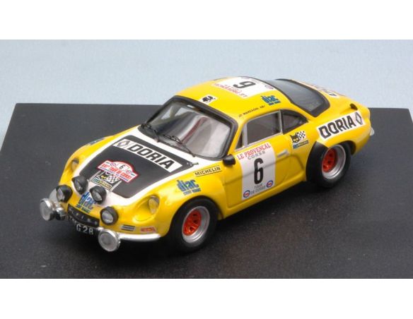 Trofeu TF0838 ALPINE RENAULT A110 N.6 RETIRED T.DE CORSE 77 J.MANZAGOL-J.FILIPPI 1:43 Modellino