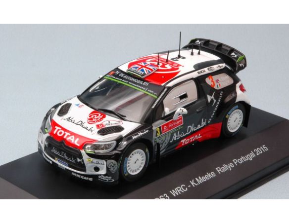 Trofeu TFMP504 CITROEN DS3 WRC N.3 4th R.PORTUGAL 2015 K.MEEKE-P.NAGLE 1:43 Modellino