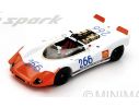 Spark Model S43TF69 PORSCHE 908/02 SPYDER N.266 WINNER T.FLORIO 1969 G.MITTER-U.SCHUTZ 1:43 Modellino