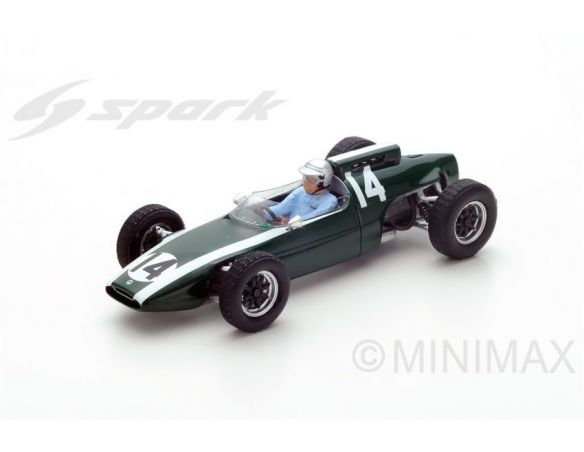Spark Model S4802 COOPER T60 B.MC LAREN 1962 N.14 WINNER MONACO GP 1:43 Modellino