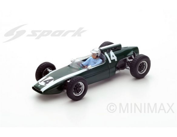 Spark Model S4802 COOPER T60 B.MC LAREN 1962 N.14 WINNER MONACO GP 1:43 Modellino