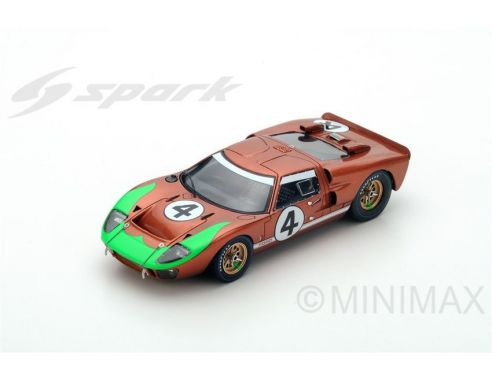 Spark Model S5181 FORD MK2 N.4 DNF LM 1966 M.DONOHUE-P.HAWKINS 1:43 Modellino