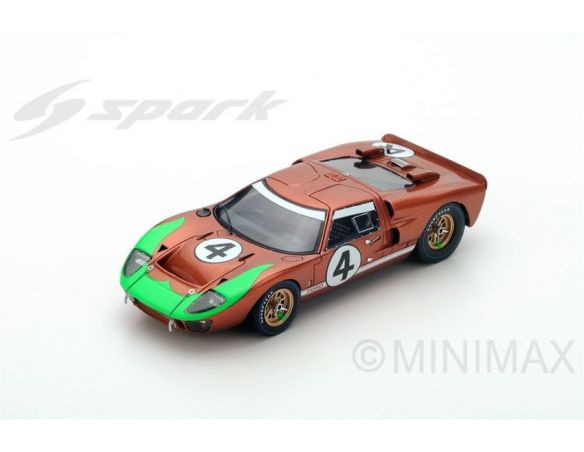 Spark Model S5181 FORD MK2 N.4 DNF LM 1966 M.DONOHUE-P.HAWKINS 1:43 Modellino