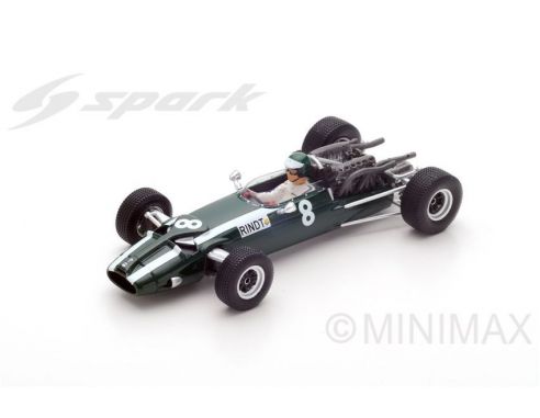 Spark Model S5291 COOPER T81J.RINDT 1966 N.8 3rd GERMAN GP 1:43 Modellino
