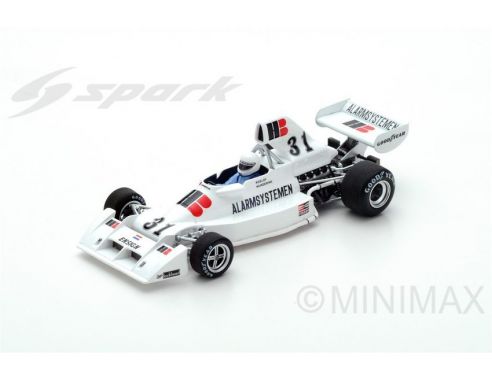 Spark Model S5300 ENSIGN N.174 R.WUNDERINK 1975 N.31 RETIRED SPAIN GP 1:43 Modellino