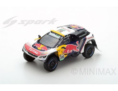 Spark Model S5611 PEUGEOT 3008 DKR WINNER DAKAR 2017 S.PETERHANSEL-J.P.COTTRET 1:43 Modellino