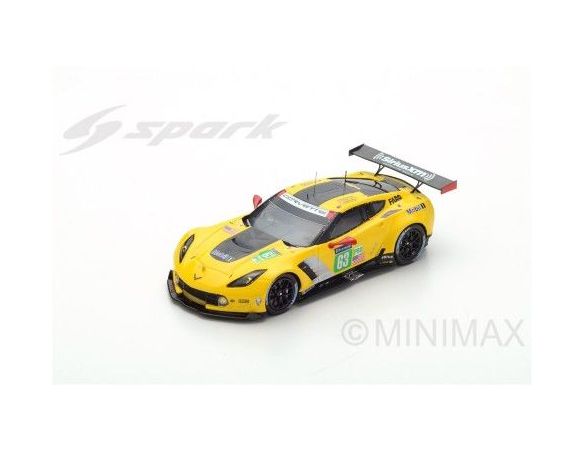 Spark Model S5831 CORVETTE C7 R N.63 20th LM 2017 MAGNUSSEN-GARCIA-TAYLOR 1:43 Modellino