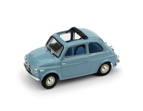 Brumm BM0364-04 FIAT NUOVA 500 APERTA 1959 CELESTE 1:43 UPD Modellino
