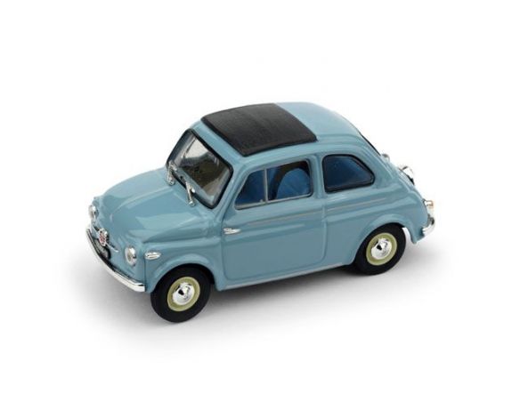 Brumm BM0365-04 FIAT NUOVA 500 TETTO APRIBILE CHIUSA 1959 CELESTE 1:43 UPD Modellino