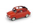 Brumm BM0376-02 FIAT 500 AMERICA 1958 APERTA (TARGA NEW YORK) ROSSO 1:43 Modellino