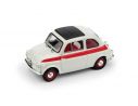 Brumm BM0604 FIAT 500 1959 TETTO APRIBILE SPORT 2a SERIE CHIUSA BIANCO/ROSSO 1:43 Modellino