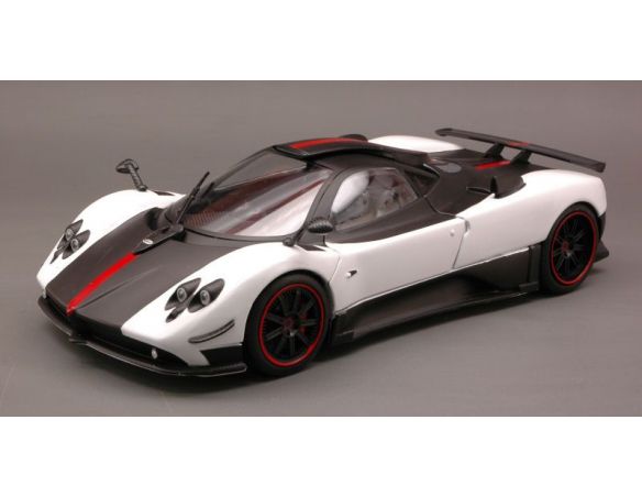 Motormax MTM79158WH PAGANI ZONDA CINQUE 2009 WHITE/CARBON 1:18 Modellino