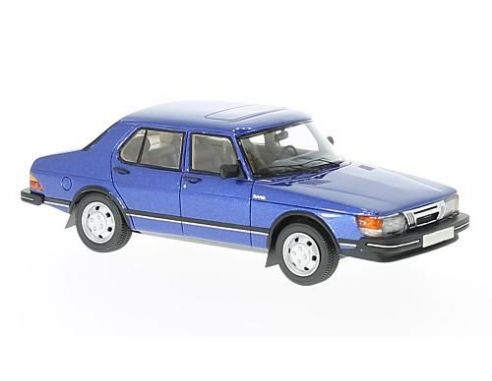 Neo Scale Models NEO43652 SAAB 900 GLI 4-DOORS 1981 METALLIC BLUE 1:43 Modellino