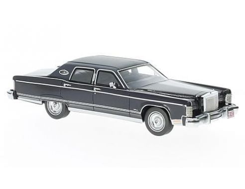 Neo Scale Models NEO44422 LINCOLN CONTINENTAL 1977 METALLIC BLUE 1:43 Modellino