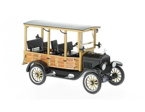Neo Scale Models NEO46770 FORD MODEL T WOODY 1925 BLACK 1:43 Modellino