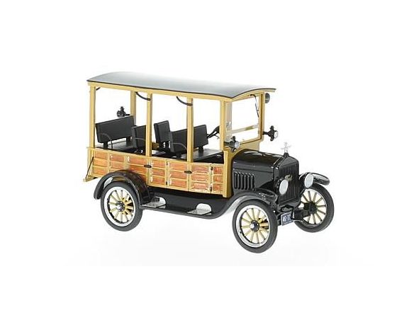 Neo Scale Models NEO46770 FORD MODEL T WOODY 1925 BLACK 1:43 Modellino