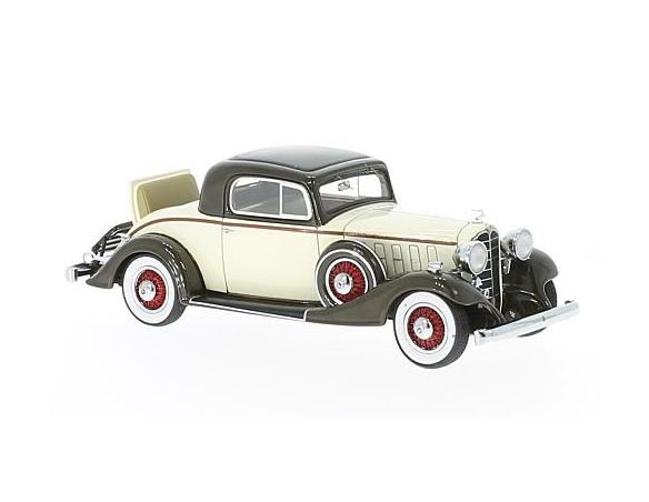 Neo Scale Models NEO46775 BUICK SERIES 66 SPORT COUPE' 1933 BEIGE/BROWN 1:43 Modellino