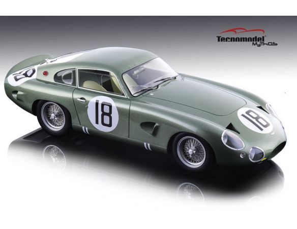 Tecnomodel TMD1872B ASTON MARTIN DP214 N.18 DQ LM 1964 M.SALMON-P.SUTCLIFFE 1:18 Modellino