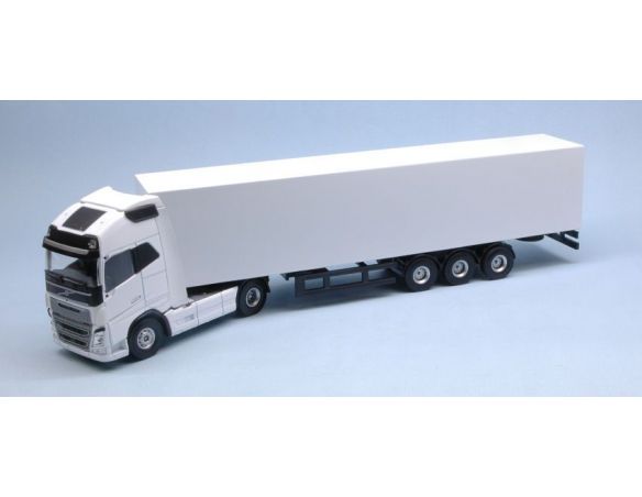 Universal Hobbies UH166000 VOLVO FH GLOBETROTTER XL 4x2 WITH TRAILER WHITE 1:50 Modellino