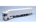Universal Hobbies UH186000 MERCEDES ACTROS MP4 4x2 WITH TRAILER WHITE 1:50 Modellino