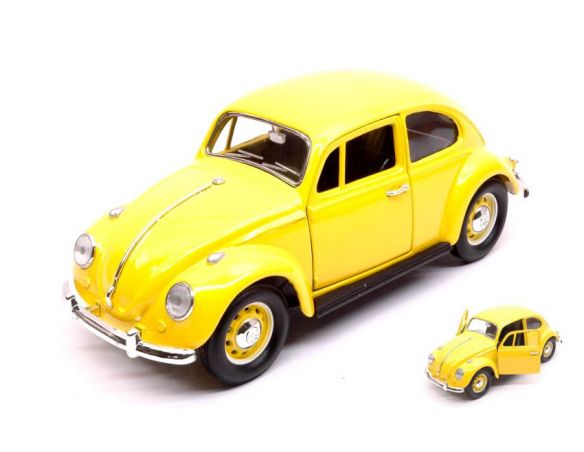 Yat Ming YM24202YL VW BEETLE 1967 YELLOW 1:24 Modellino