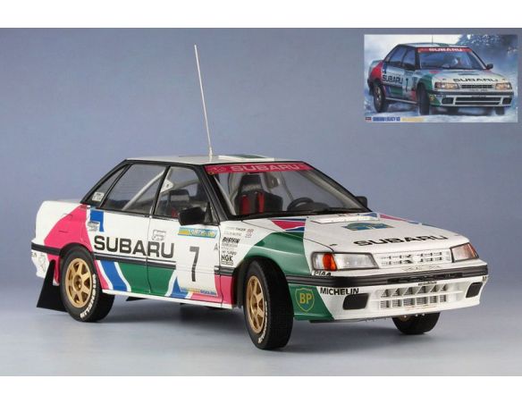 Hasegawa HG20290 SUBARU LEGACY RS N.7 2nd SWEDISH RALLY C.MC RAE KIT 1:24 Modellino