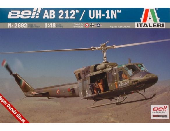 Italeri IT2692 ELICOTTERO AB 212/UH-1N KIT 1:48 Modellino